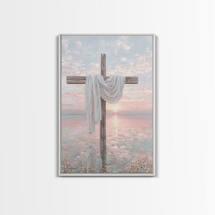 Sacred Horizon – Framed Canvas Print – Christian Wall Art – Christian Art Canvas – Christian Painting – Christian Christmas Art