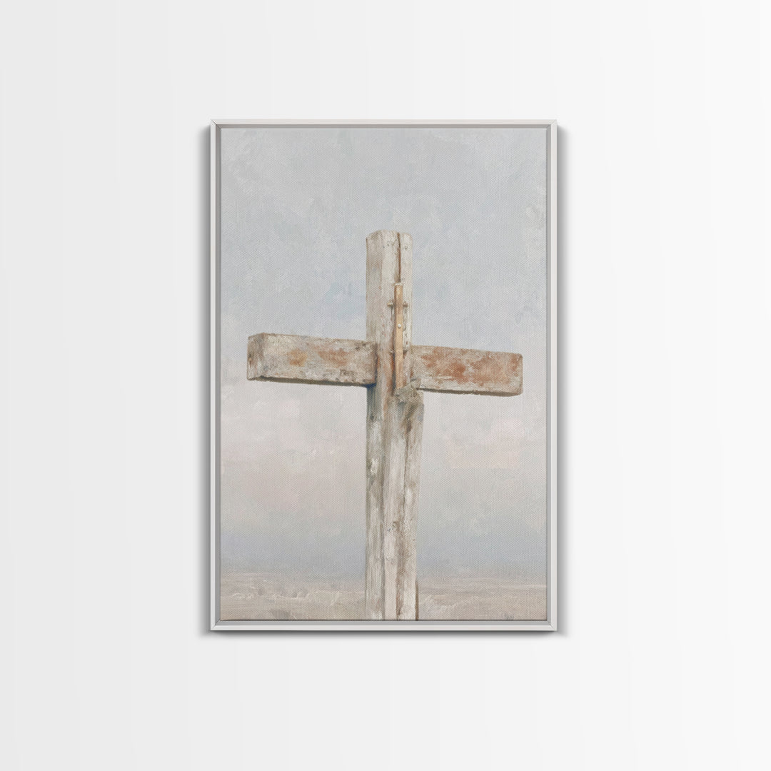 Pure Redemption Light | Framed Canvas Print | Christian Art Canvas | Christian Wall Art | Minimalist Christian Art | Christian Paintings |