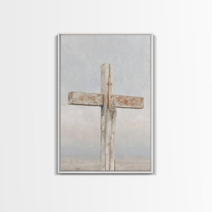 Pure Redemption Light | Framed Canvas Print | Christian Art Canvas | Christian Wall Art | Minimalist Christian Art | Christian Paintings |