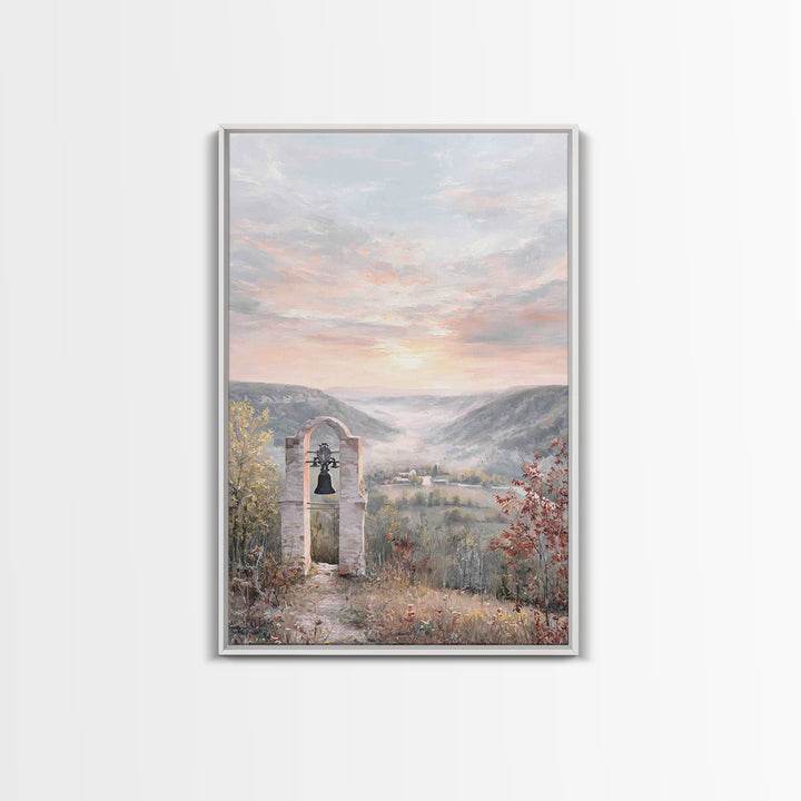 Bell Valley Dawn – Framed Canvas Print – Christian Wall Art – Christian Art Canvas – Christian Gift – Christian Decor