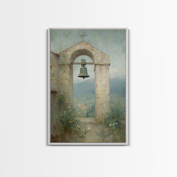 Valley Bell Blessing, Framed Canvas Print, Christian Wall Art, Christian Art Canvas, Christian Decor, Christian Gift