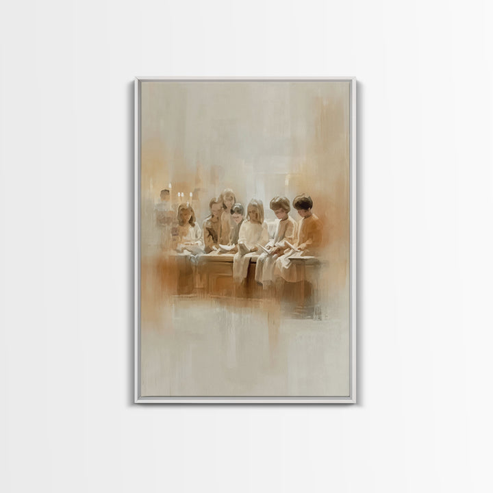 Children Of Light – Framed Canvas Print – Christian Wall Art – Christian Art Canvas – Christian Gift – Christian Art Prints
