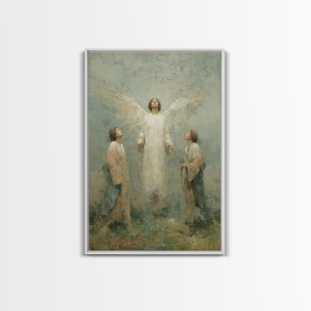 Ascension Light – Framed Canvas Print – Christian Art Canvas – Christian Painting – Christian Wall Art – Christian Decor – Christian Gift