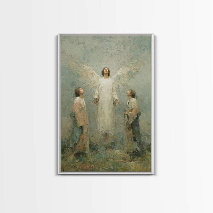 Ascension Light – Framed Canvas Print – Christian Art Canvas – Christian Painting – Christian Wall Art – Christian Decor – Christian Gift