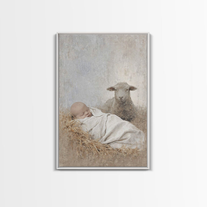 Everlasting Peace – Framed Canvas Print – Christian Art Canvas – Jesus Painting – Christmas Art Prints – Christian Wall Art – Christian Chr
