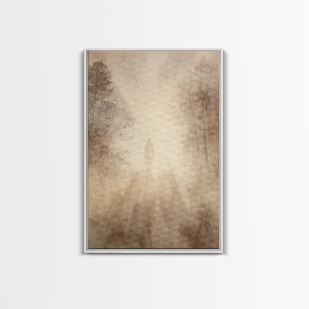 Blossoms Of Mercy, Framed Canvas Print, Christian Art Canvas, Jesus Painting, Christian Wall Art, Christian Gift Ideas