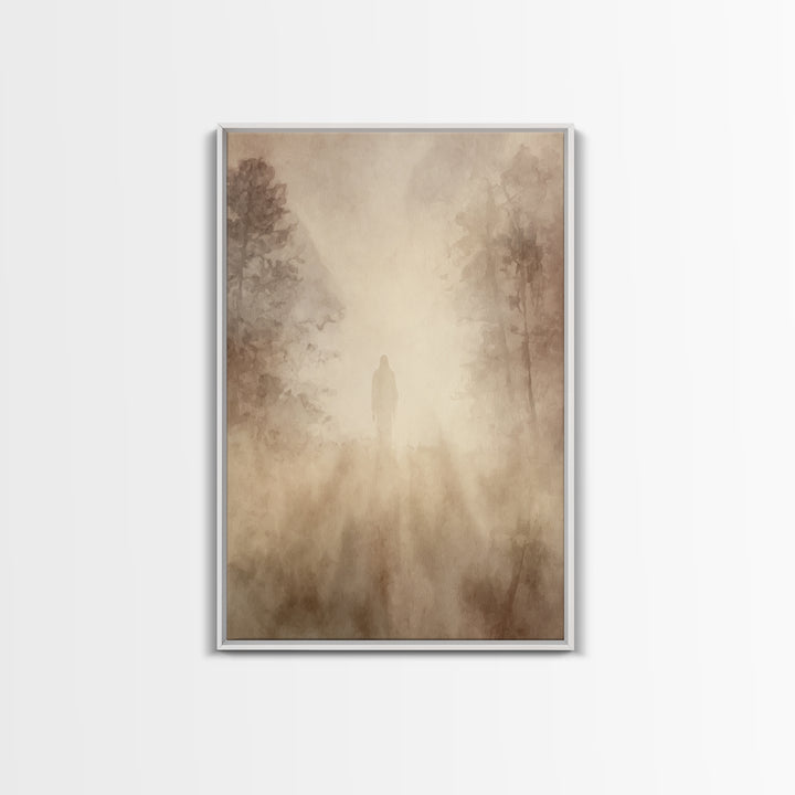 Blossoms Of Mercy, Framed Canvas Print, Christian Art Canvas, Jesus Painting, Christian Wall Art, Christian Gift Ideas