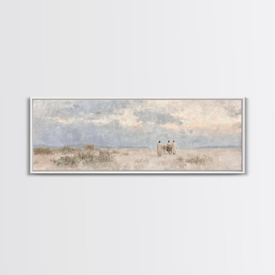 Star of Wonder Sky | Framed Canvas Print | Christian Wall Art | Panoramic Wall Art | Christian Art Canvas | Christmas Art | Jesus Painting