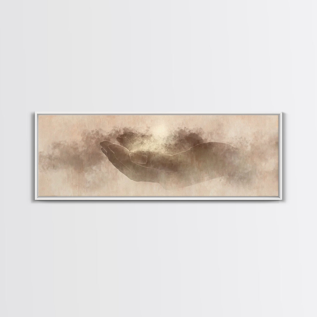 Seeds Of Blessing | Framed Canvas Print | Extra Wide Art | Christian Art | Christian Art Canvas | Christian Christmas Art | Christian Paint