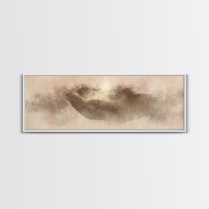 Seeds Of Blessing | Framed Canvas Print | Extra Wide Art | Christian Art | Christian Art Canvas | Christian Christmas Art | Christian Paint