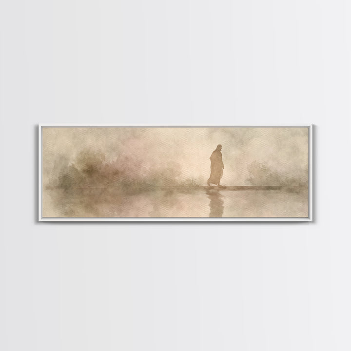 Shaded Covenant | Framed Canvas Print | Panoramic Painting | Christian Wall Art | Jesus Canvas Art | Christian Art Print | Christian Decor