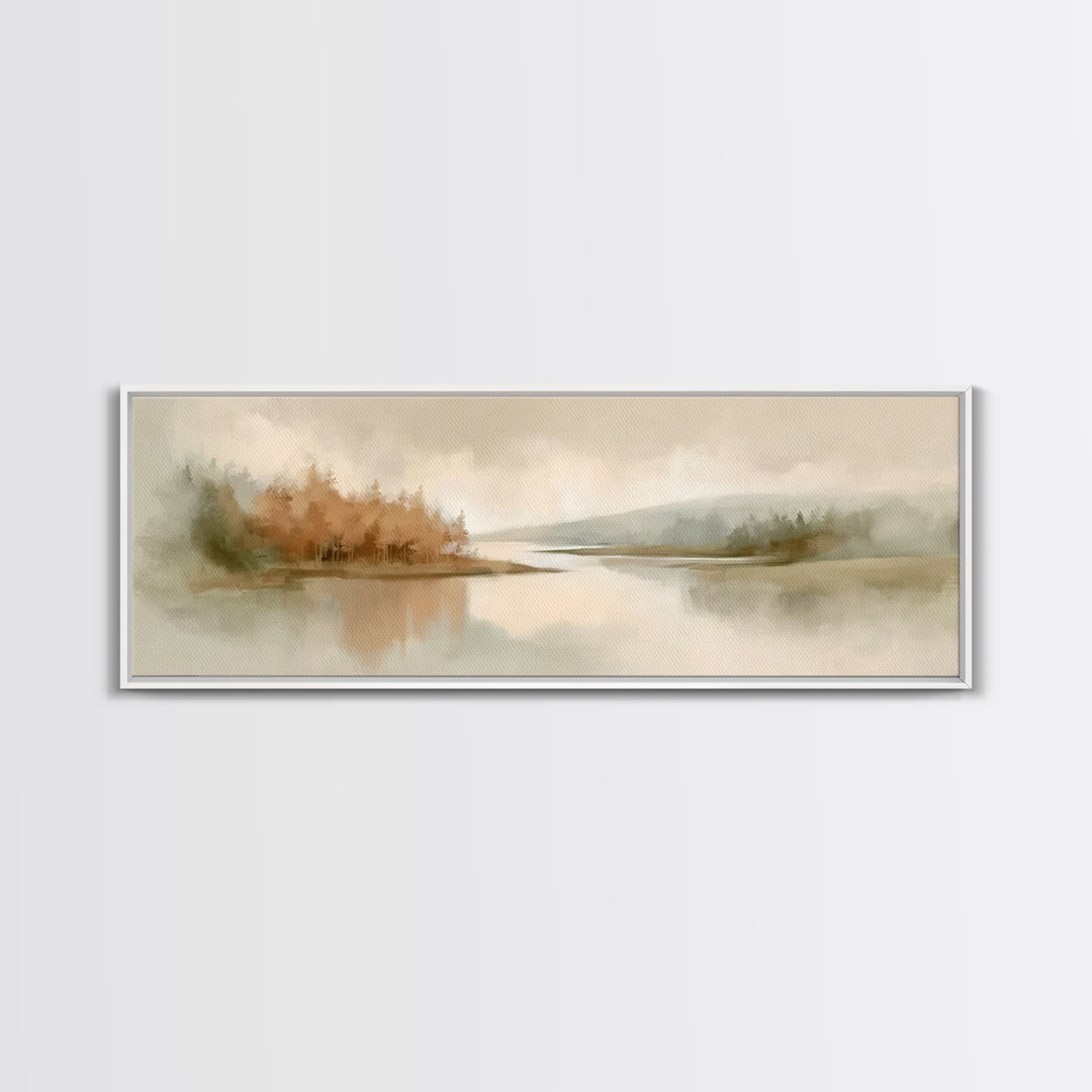 Prairie Prayer Light, Framed Canvas Print, Christian Wall Art, Christian Art Canvas, Christian Painting, Panoramic Frame, Christian Gift