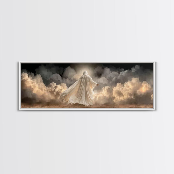 Path Of Radiance – Framed Canvas Print – Christian Art Canvas – Panoramic Painting – Christian Wall Art – Jesus Art Print – Modern Christia