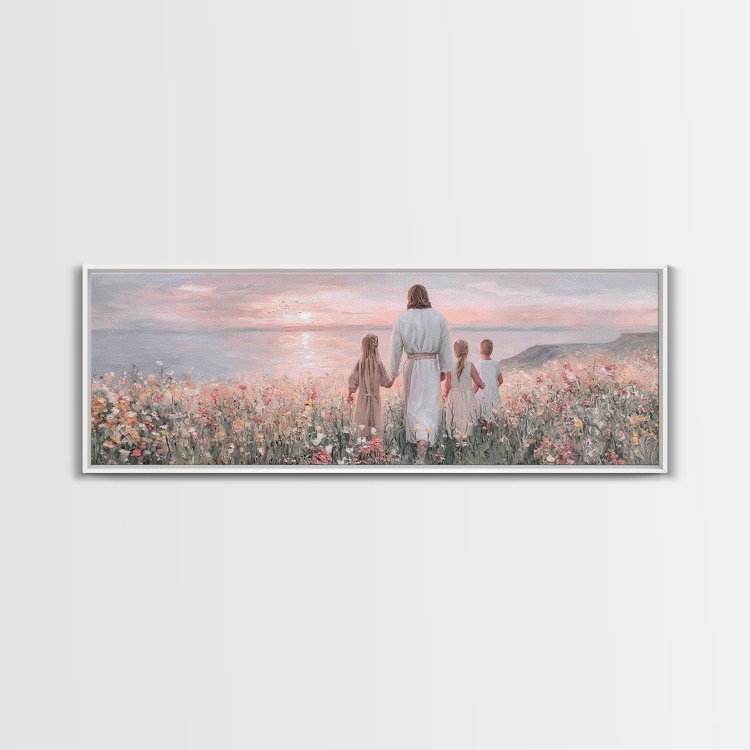 Horizon Of Faith – Framed Canvas Print – Christian Wall Art – Panoramic Art – Jesus Canvas Art – Christian Art Print – Christian Decor – Ch