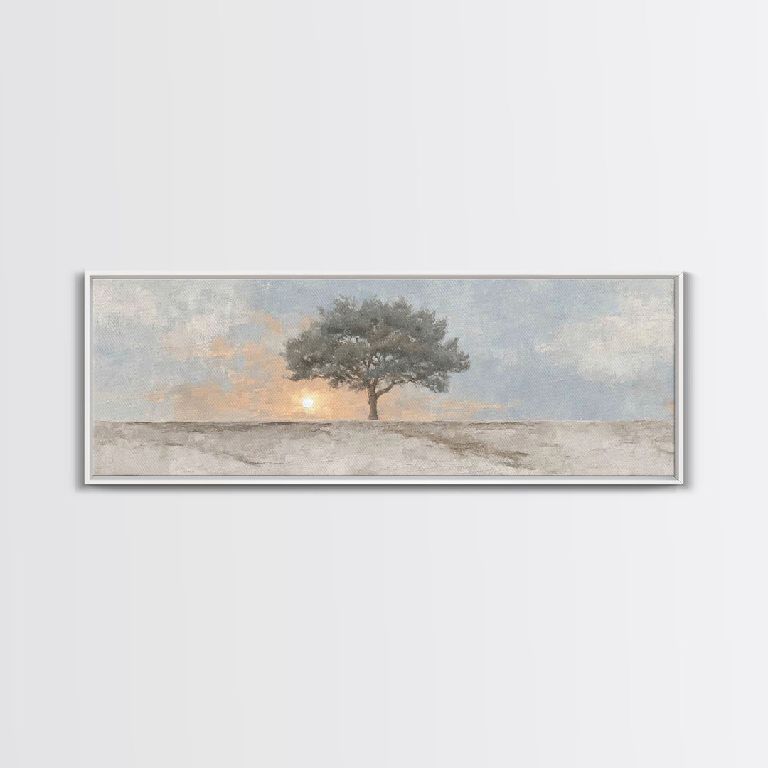 Starry Night Roots | Framed Canvas Print | Panoramic Frame | Christian Art Canvas | Christian Wall Art | Christian Painting | Christmas Art