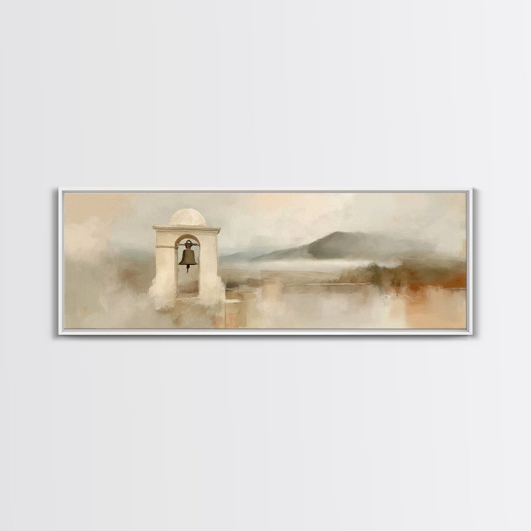 Faithful Horizon, Framed Canvas Print, Panoramic Print, Christian Art Canvas, Christian Painting, Christian Wall Art, Christmas Art