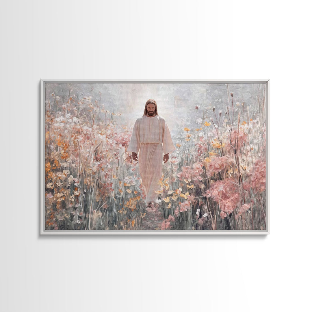 Light Of Mercy – Framed Canvas Print – Christian Art Canvas – Christian Wall Art – Jesus Painting – Christmas Art – Christian Gift Ideas
