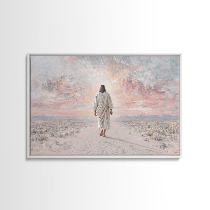 Dawn Of Redemption – Framed Canvas Print – Christian Wall Art – Christian Art Canvas – Jesus Painting – Modern Christian Art – Christian Gi