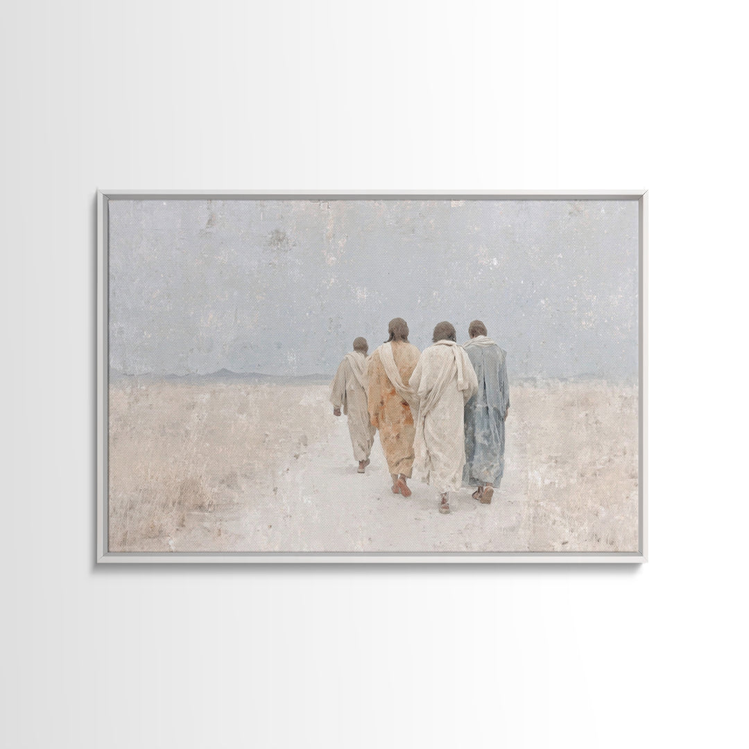 Journey Of Grace – Framed Canvas Print – Christian Wall Art – Christian Art Canvas – Jesus Painting – Subtle Christian Art – Christian Gift