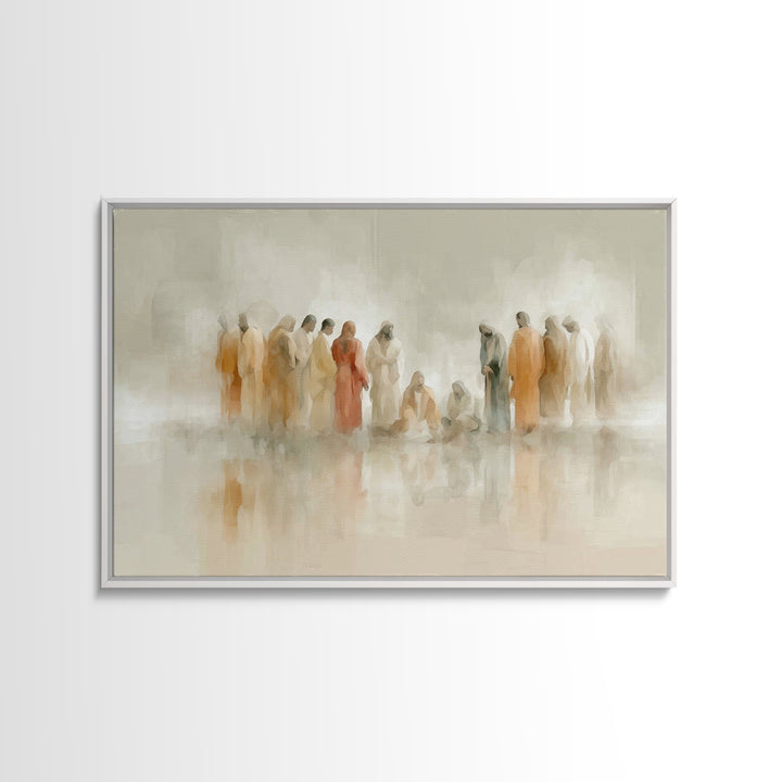 Desert Disciples – Framed Canvas Print – Christian Art Canvas – Christian Paintings – Jesus Painting – Christian Wall Art