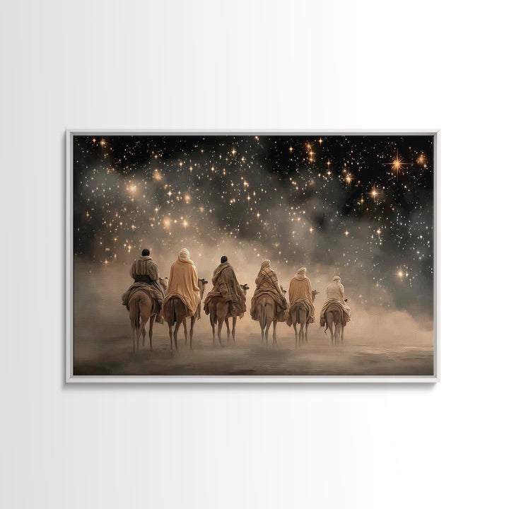 Silent Redemption – Framed Canvas Print – Christian Art Work – Moody Christian Art – Christian Wall Art – Abstract Christian Art – Christia