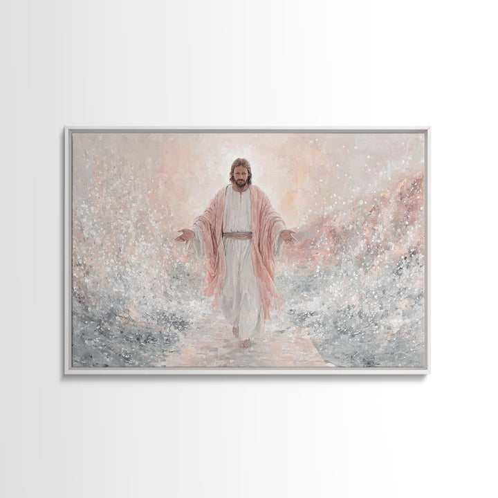 Path Of Glory – Framed Canvas Print – Christian Art Canvas – Jesus Painting – Christian Wall Art – Christian Christmas Art – Christian Gift