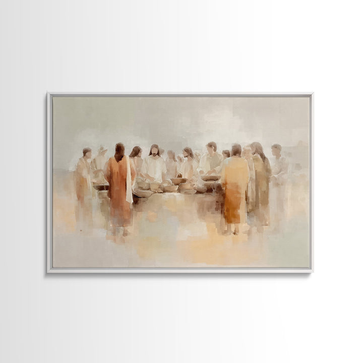 Circle Of Hope – Framed Canvas Print – Christian Wall Art – Christian Art Canvas – Jesus Painting – Christian Art Work – Modern Christian P