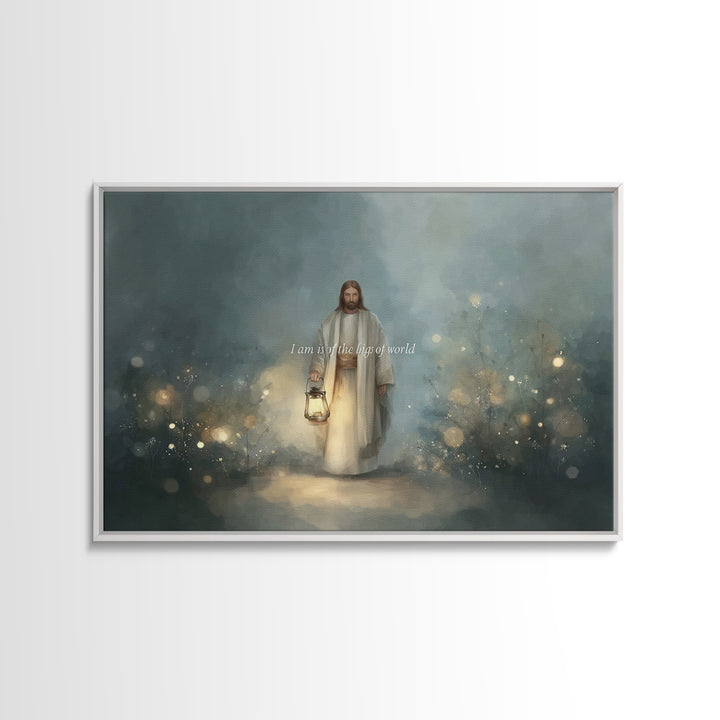 Pathway Of Hope – Framed Canvas Print – Christian Christmas Art – Jesus Painting – Christian Wall Art – Christmas Art Framed – Christian De