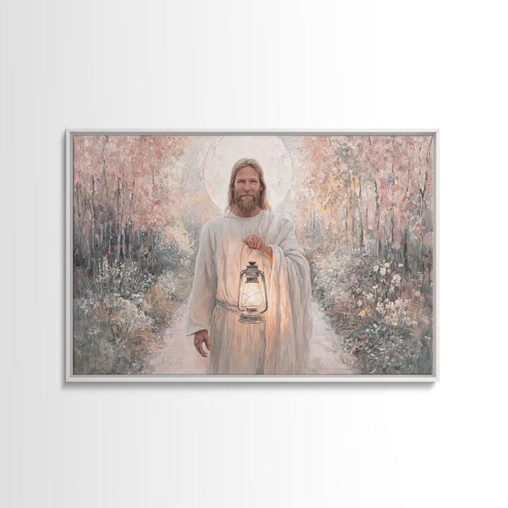 Radiant Way Home – Framed Canvas Print – Christian Wall Art – Christian Art Canvas – Jesus Painting – Christian Gift Ideas – Modern Christi