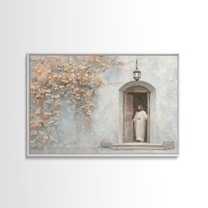 Dawn Of Hope - Framed Canvas Print - Christian Art Canvas - Christian Wall Art - Jesus Painting - Vintage Christian Art