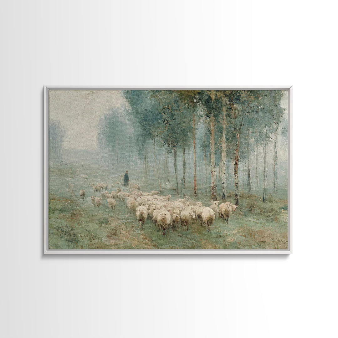Forest Calling – Framed Canvas Print – Christian Wall Art – Christian Art Canvas – Christian Painting – Unique Christian Art