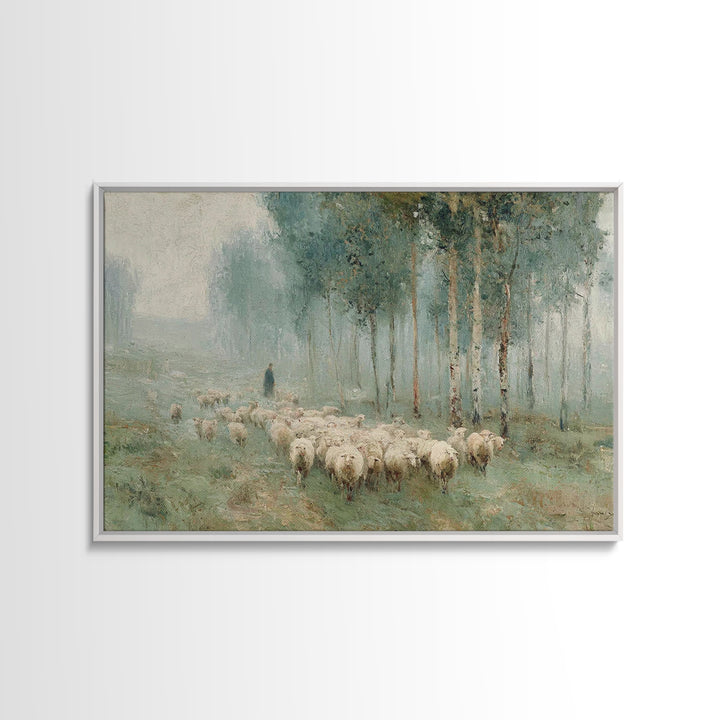 Forest Calling – Framed Canvas Print – Christian Wall Art – Christian Art Canvas – Christian Painting – Unique Christian Art