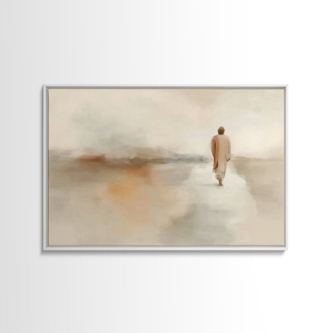 Desert Grace – Framed Canvas Print – Christian Art Canvas – Jesus Painting – Christian Wall Art – Modern Christian Art