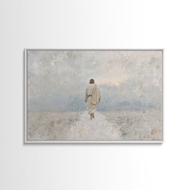 Heaven’s Horizon | Framed Canvas Print | Christian Wall Art | Jesus Painting | Christian Art Canvas | Unique Christian Art
