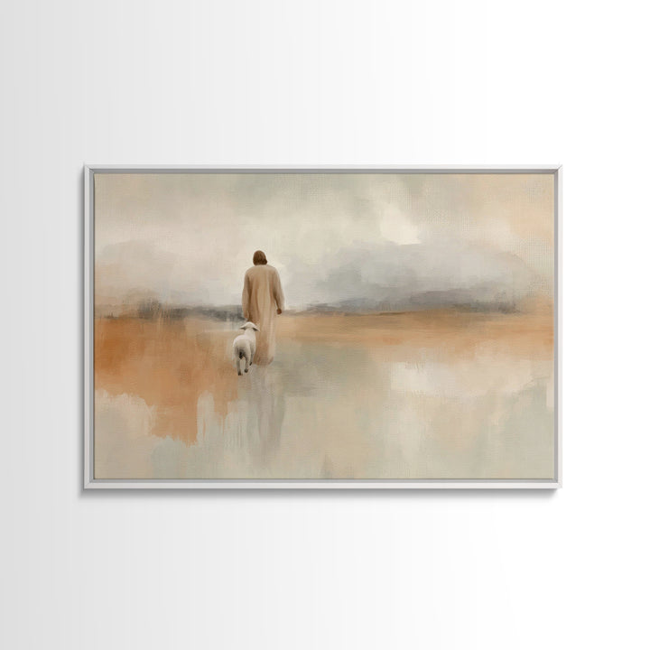 Cloudborne Mercy, Framed Canvas Print, Christian Art Canvas, Jesus Painting Canvas, Large Christian Painting, Christian Wall Art, Christian