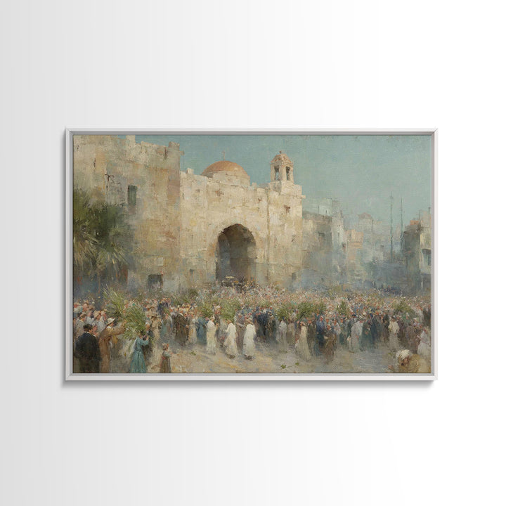 City of Praise | Framed Canvas Print | Christian Art Canvas | Christian Wall Art | Christmas Canvas Wall Art | Christian Gift | Jesus Art P