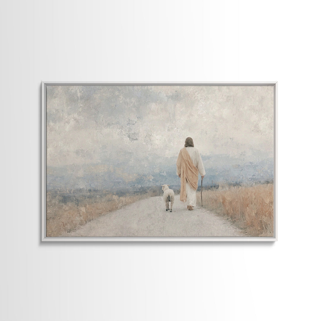 Morning Of Mercy – Framed Canvas Print – Christian Christmas Art – Christian Wall Art – Christian Art Canvas – Jesus Painting – Christian D