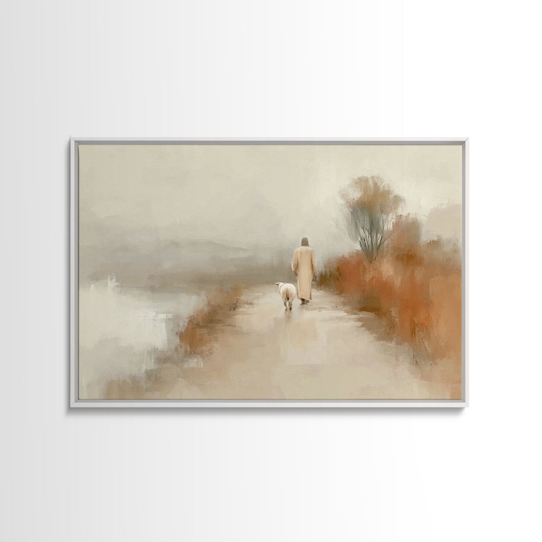 Everlasting Calm – Framed Canvas Print – Jesus Painting – Christian Art Canvas – Christmas Art – Christian Wall Art – Christian Decorations