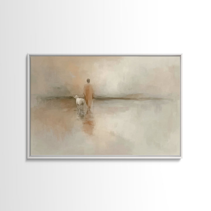 Guided Path – Framed Canvas Print – Christian Art Canvas – Christian Wall Art – Christian Painting – Subtle Christian Art – Christian Decor