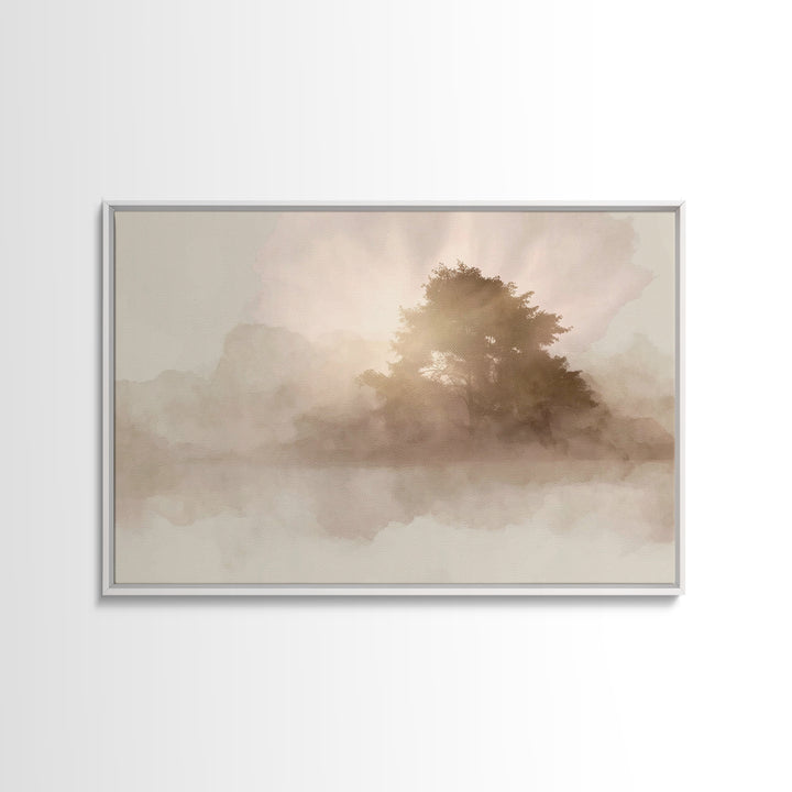 Radiant Morning Sky | Framed Canvas Print | Christian Art Canvas | Modern Christian Art | Christian Wall Art | Subtle Christian Art | Chris