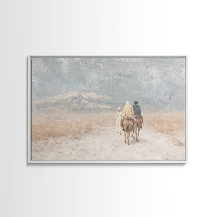 Hope In The Valley – Framed Canvas Print – Christian Art Canvas – Christian Wall Art – Subtle Christian Art – Christian Decorations