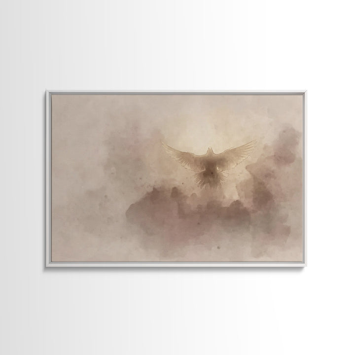 Spirit Of Dawn – Framed Canvas Print – Christian Wall Art – Christian Art Canvas – Christian Art – Christmas Art – Christian Decor