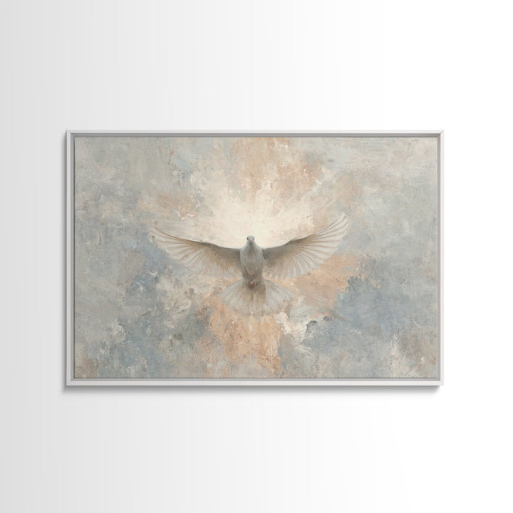 Heavenly Promise | Framed Canvas Print | Christian Art Canvas | Christian Wall Art | Christian Painting | Christmas Art | Christian Gift