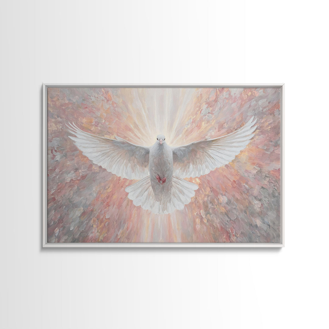 Light Of Hope | Framed Canvas Print | Christian Art | Christian Wall Art | Christian Canvas | Christian Christmas Art | Christian Decor