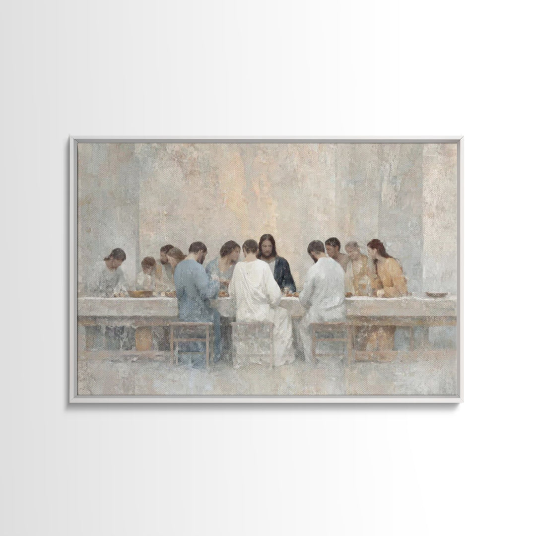 Radiant Covenant - Framed Canvas Print - Christian Art Canvas - Modern Christian Art - Christian Wall Art - Jesus Painting - Christian Chri