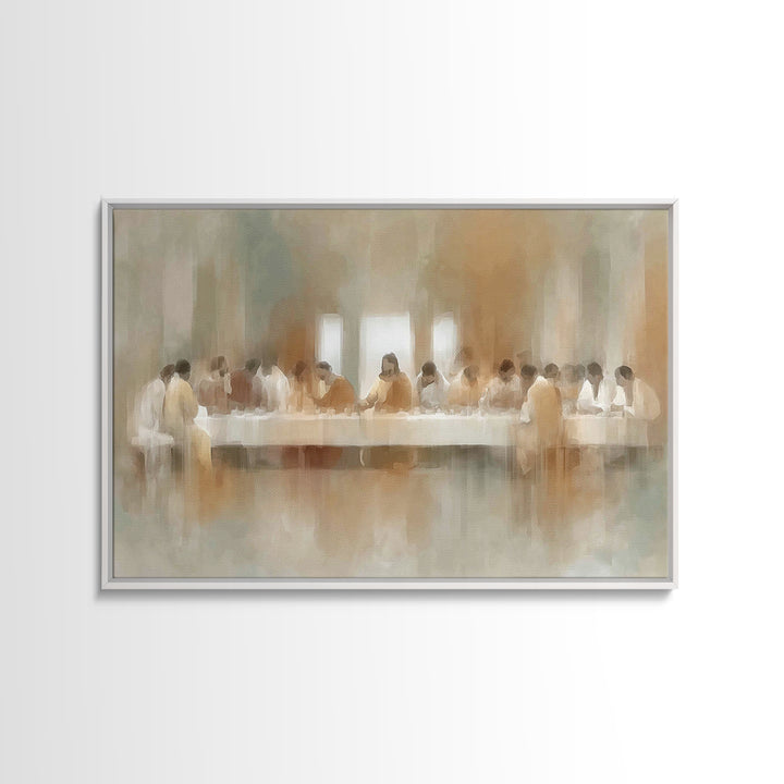 Eternal Gathering - Framed Canvas Print - Christian Wall Art - Christian Art Canvas - Moody Christian Art - Jesus Painting - Christian Chri