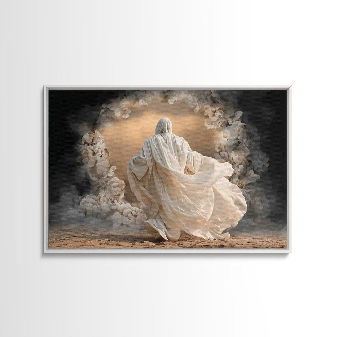 Eternal Path – Framed Canvas Print – Christian Art Canvas – Christian Wall Art – Jesus Painting – Christmas Art – Christian Decorations