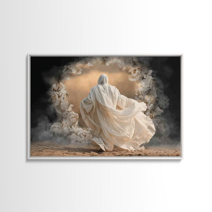 Eternal Path – Framed Canvas Print – Christian Art Canvas – Christian Wall Art – Jesus Painting – Christmas Art – Christian Decorations