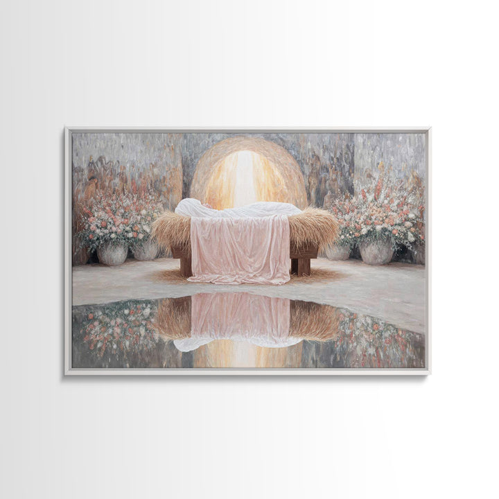 Star of Bethlehem – Framed Canvas Print – Christmas Wall Art – Christian Christmas Art – Christian Art Canvas – Christmas Art Prints – Chri
