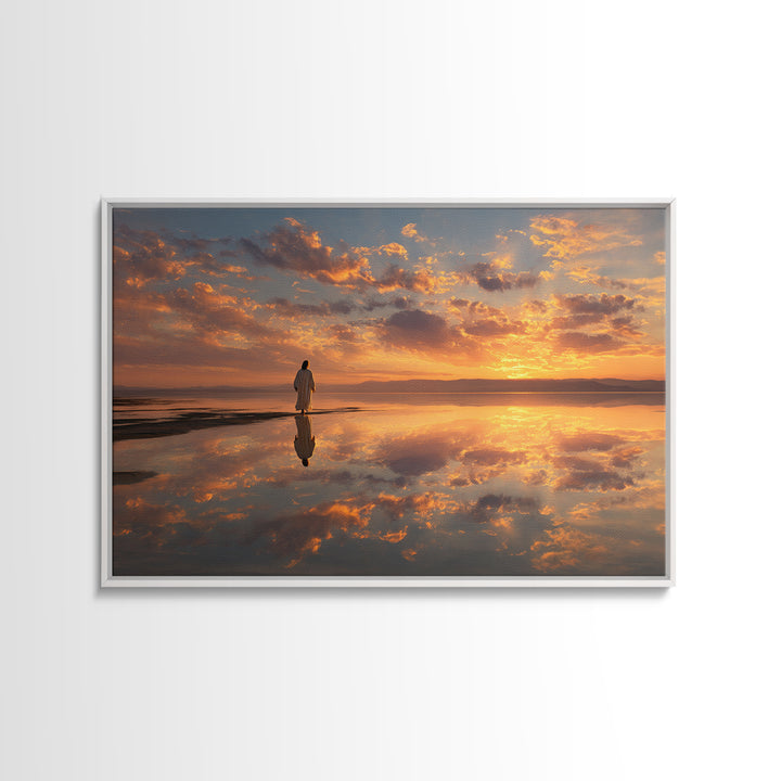 Radiant Hope Horizon | Framed Canvas Print | Christian Wall Art | Jesus Canvas Art | Christian Art Canvas | Christian Christmas Art | Chris